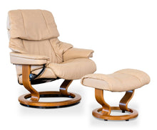 Load image into Gallery viewer, Stressless® Reno Recliner & Ottoman