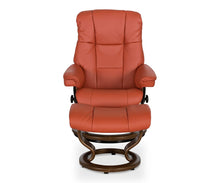 Load image into Gallery viewer, Stressless® Mayfair Recliner & Ottoman with Classic Base - Henna