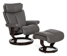 Load image into Gallery viewer, Stressless® Magic Recliner & Ottoman - Classic Base