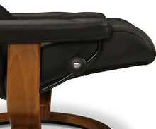 Load image into Gallery viewer, Stressless® Consul Recliner & Ottoman - Black