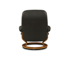 Load image into Gallery viewer, Stressless® Consul Recliner & Ottoman - Black