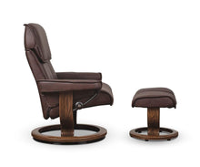 Load image into Gallery viewer, Stressless® Admiral Recliner & Ottoman - Chocolate