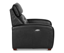 Load image into Gallery viewer, Larus Leather Power Recliner - Black