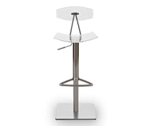 Load image into Gallery viewer, Lena Acrylic Adjustable Counter and Bar Stool