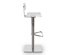 Load image into Gallery viewer, Lena Acrylic Adjustable Counter and Bar Stool