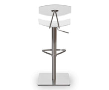Load image into Gallery viewer, Lena Acrylic Adjustable Counter and Bar Stool
