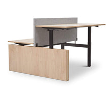 Load image into Gallery viewer, Jensen Double Sit Stand Desk with Reversible Panel