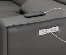 Load image into Gallery viewer, Lewen Leather Power Reclining Sectional