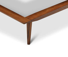 Load image into Gallery viewer, Bolig Bed - Light Walnut Stain