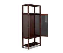 Load image into Gallery viewer, Lark Bookcase with Glass Doors
