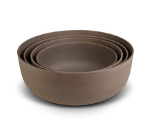 Load image into Gallery viewer, Matera Low Planter - Neutral Brown
