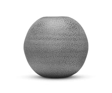 Load image into Gallery viewer, Steigen Round Vase - Black Crackle
