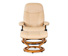 Load image into Gallery viewer, Stressless® Consul Recliner &amp; Ottoman - Latte
