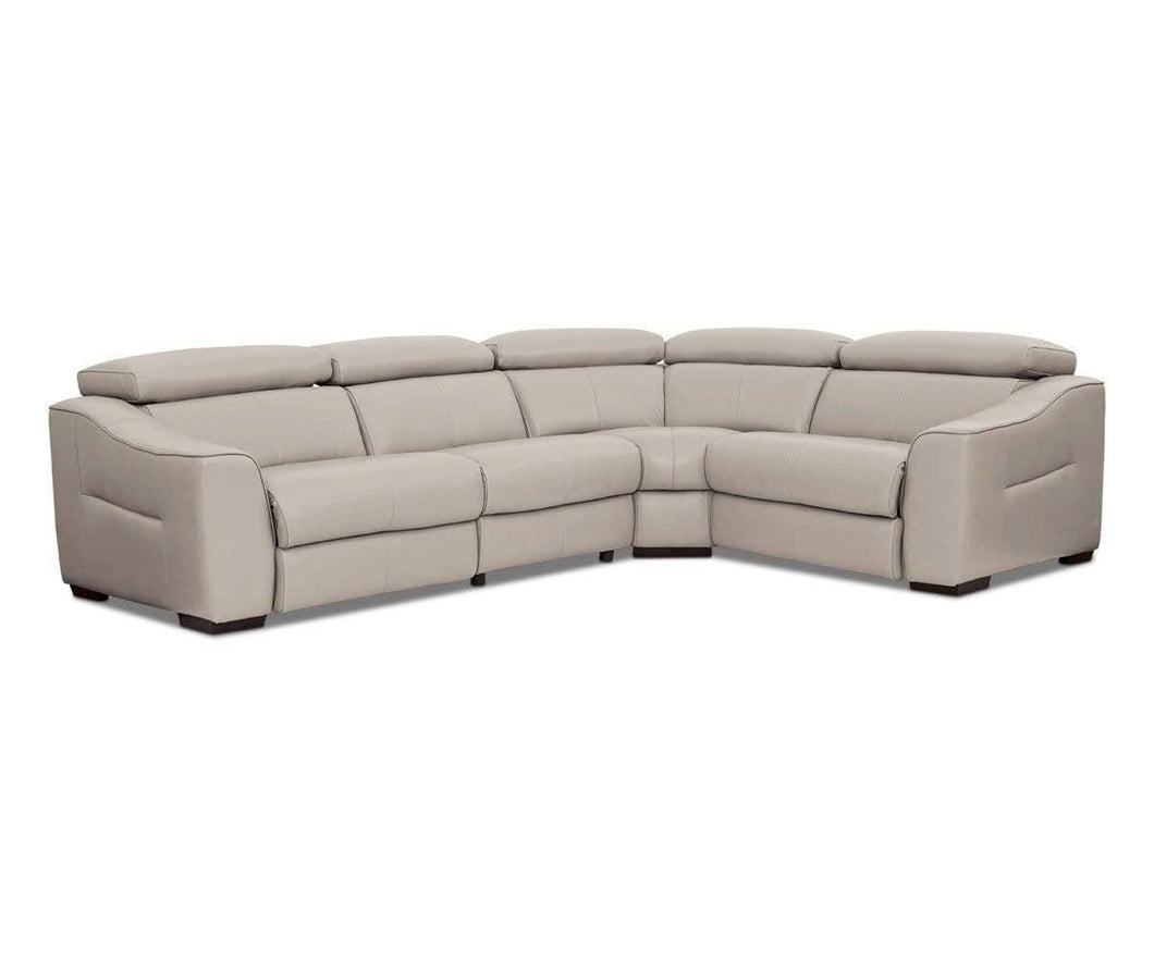 Megalo Leather Power Reclining Sectional