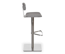 Load image into Gallery viewer, Lena Fabric Adjustable Counter and Bar Stool
