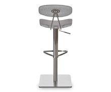Load image into Gallery viewer, Lena Fabric Adjustable Counter and Bar Stool
