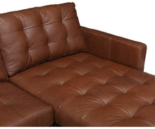 Load image into Gallery viewer, Tora Leather Right Chaise Sectional
