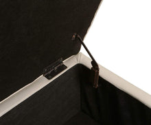 Load image into Gallery viewer, Louise Leather Storage Ottoman
